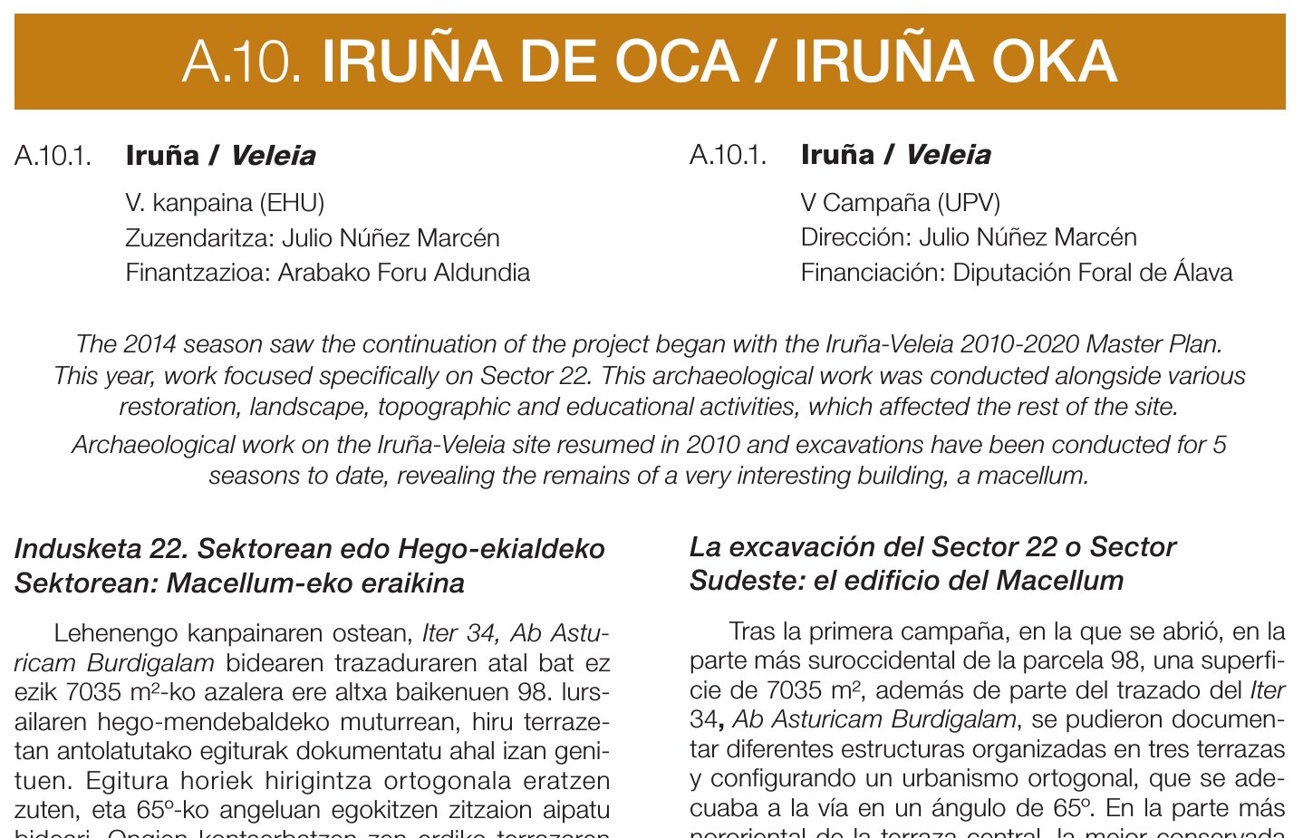 Iruña Veleia 2014 Arkeoikuska1